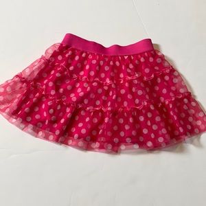 Disney pink polkadots Skort